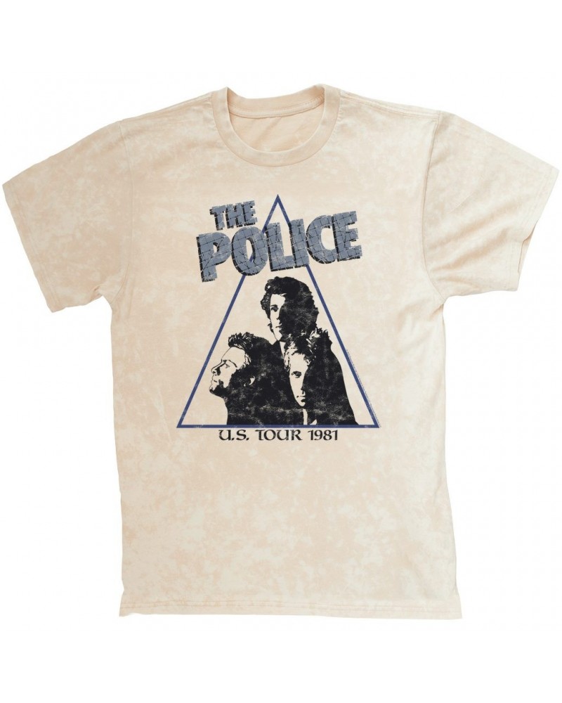 The Police T-shirt | Zenyatta Mondatta 1981 U.S. Tour Mineral Wash Shirt $11.68 Shirts